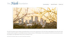 Desktop Screenshot of nashfoundation.org
